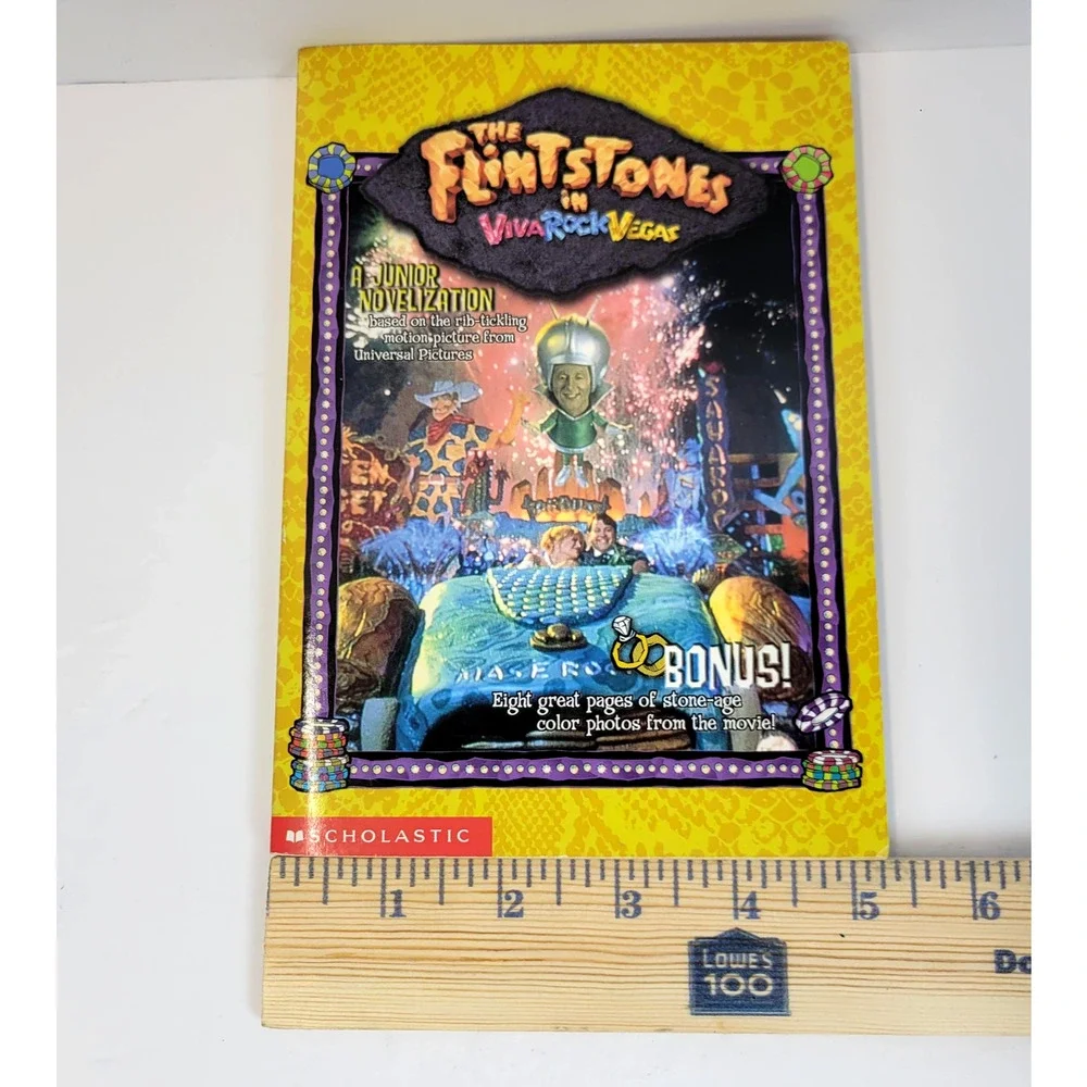 The Flintstones In Viva Rock Vegas‎ Junior Novelization Miles Scholastic PB Kids